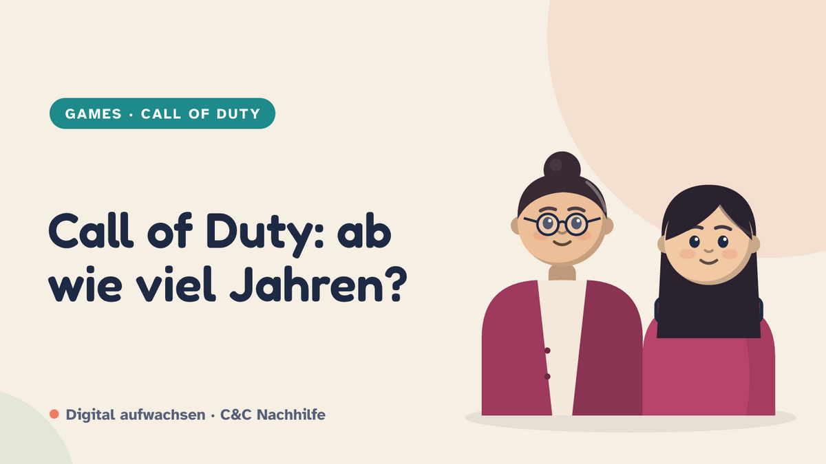 Titelbild: Call of Duty ab wie viel Jahren, Mutter und Tochter im Kurs-Look