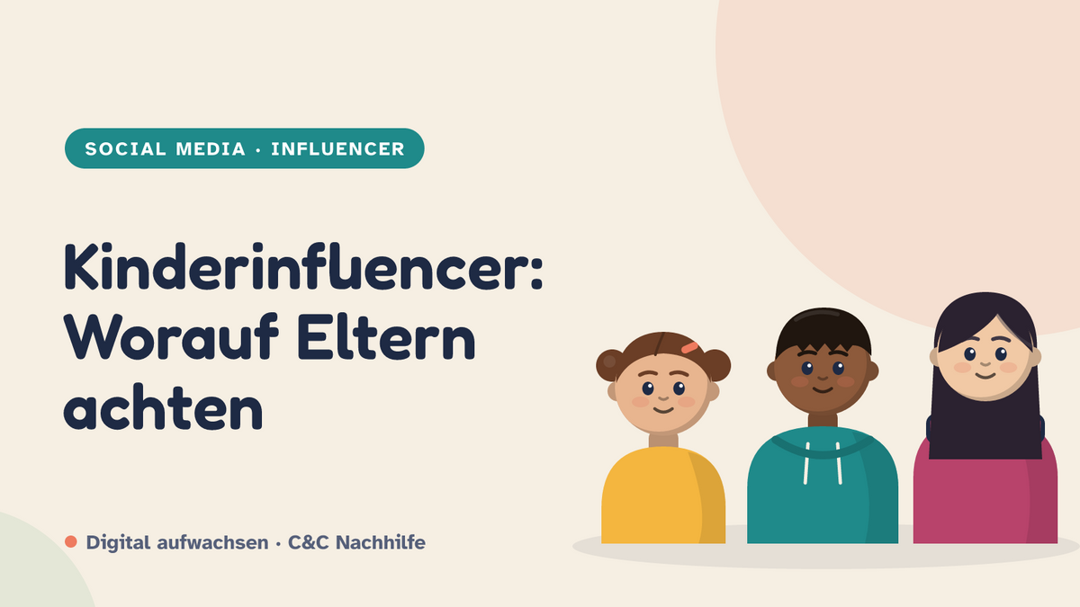 Titelbild: Kinderinfluencer, wie das Geschäft läuft und worauf Eltern achten. Drei Kinder im Kurs-Look