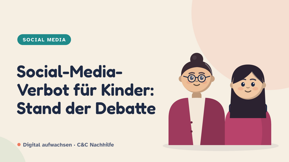 Titelbild: Social-Media-Verbot für Kinder, wer plant was und was Eltern tun können, Kinder im Kurs-Look