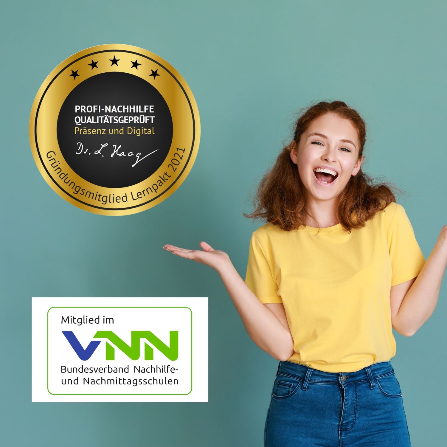 Nachhilfesiegel & MItgliedersiegel VNN