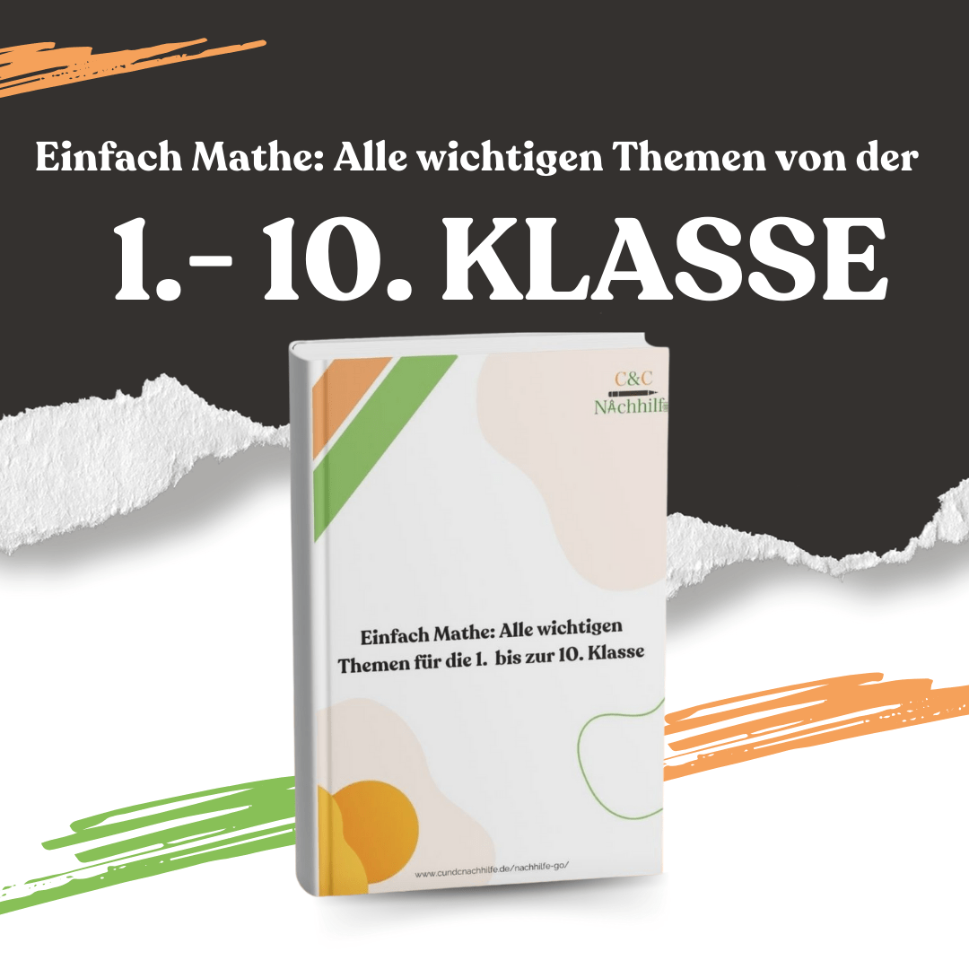 Einfach Mathe: Alle wichtigen Themen für die 1. - 10. Klasse - C&C Nachhilfe