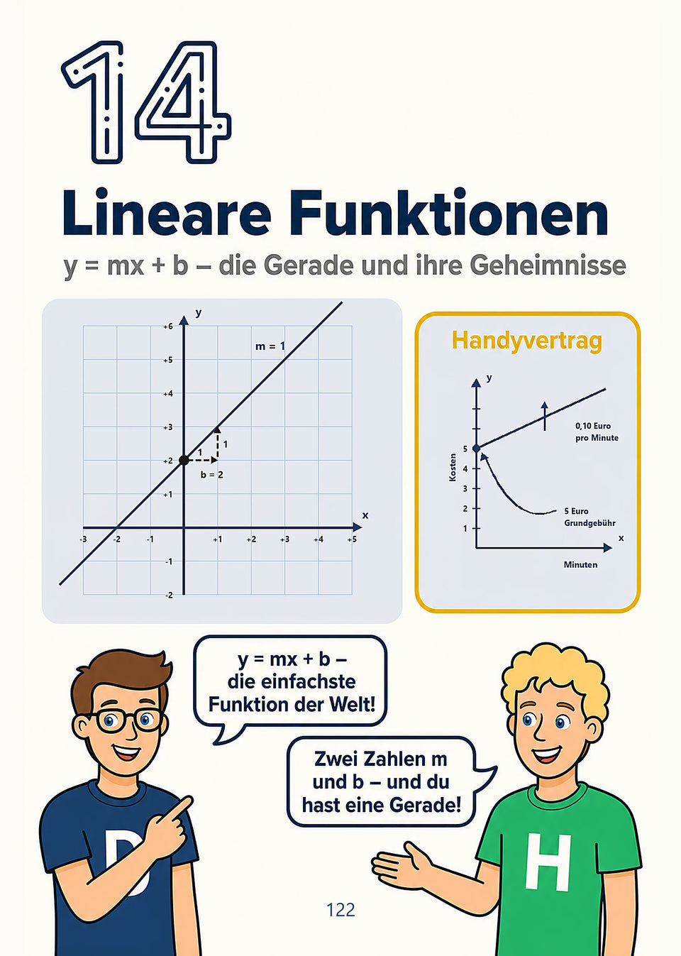 Leseprobe Mathe meistern: Alle wichtigen Themen für die 5. - 10. Klasse, Seite 122: Kapitel 14: Lineare Funktionen