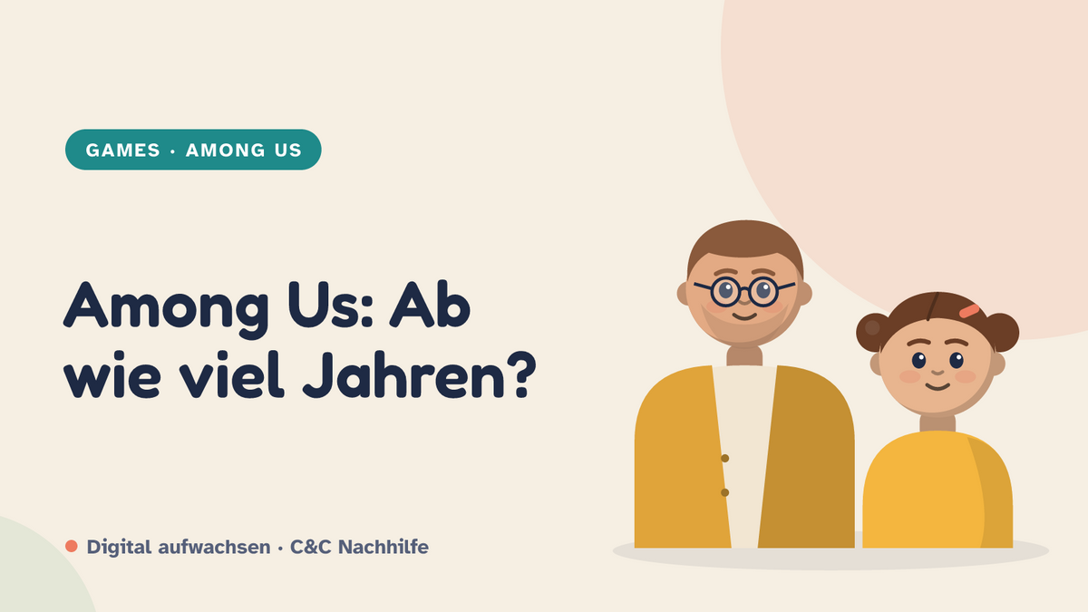Titelbild: Ab wie viel Jahren ist Among Us? Vater und Tochter im Kurs-Look