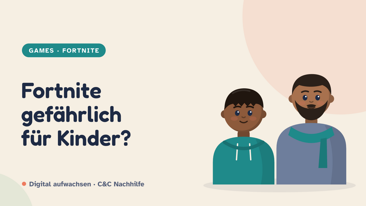 Titelbild: Fortnite gefährlich für Kinder? Vater und Kind im Kurs-Look