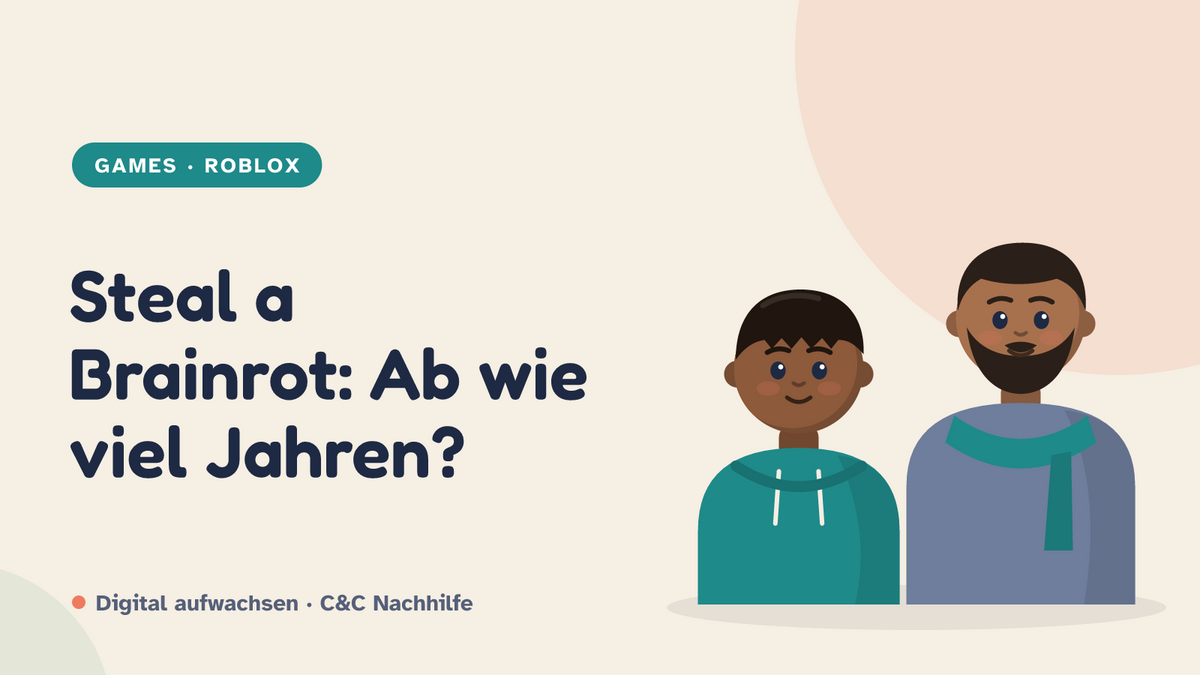 Titelbild: Steal a Brainrot, ab wie viel Jahren? Vater und Sohn im Kurs-Look