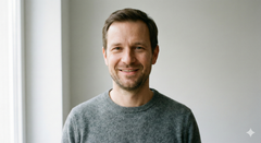 Zufriedener Vater