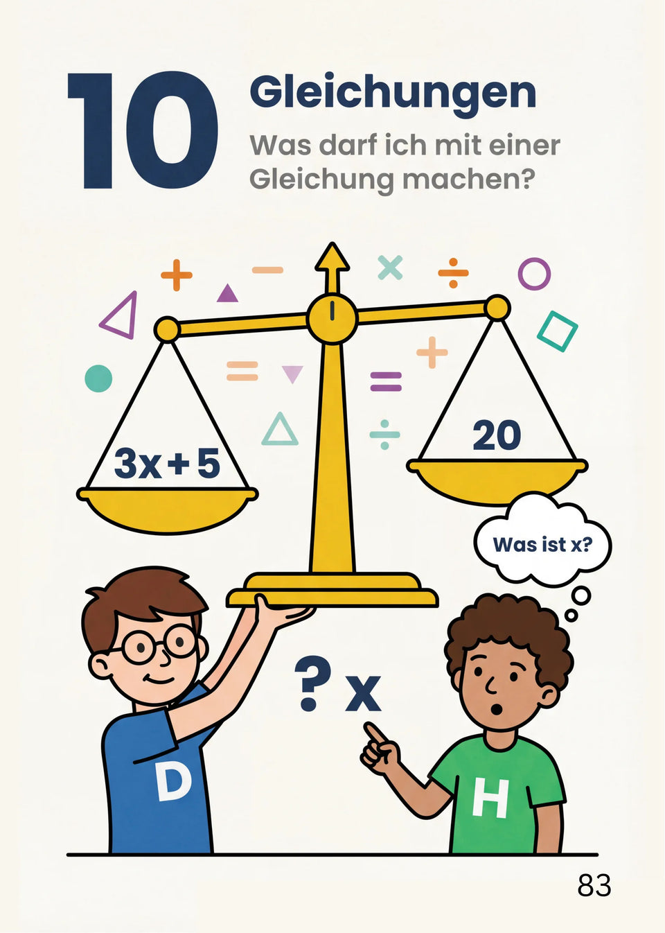 Leseprobe Mathe meistern: Alle wichtigen Themen für die 5. - 10. Klasse, Seite 83: Kapitel 10: Gleichungen