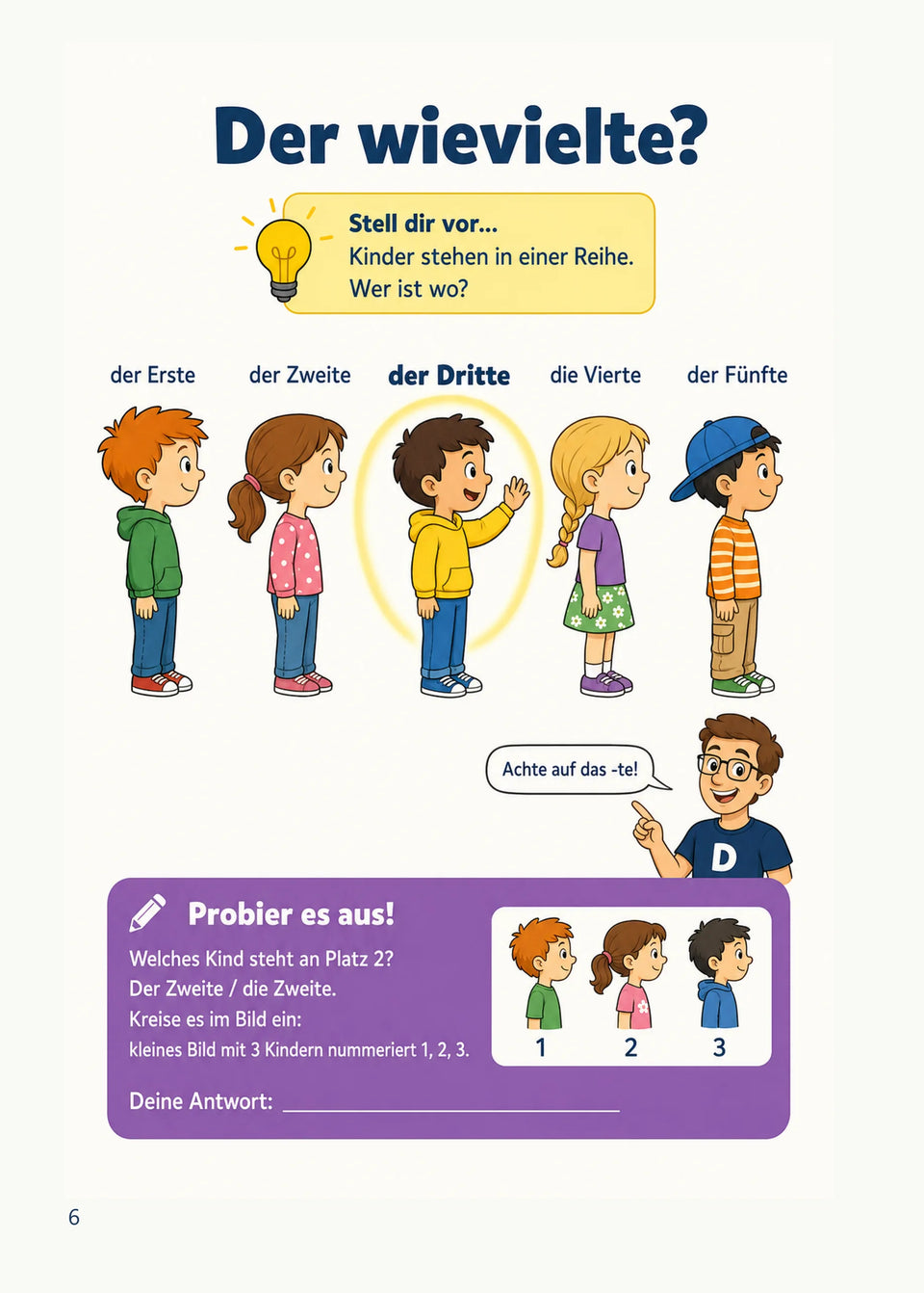 Leseprobe Mein Mathe-Erklärbuch für die Klasse 1 und 2, Seite 6: Kapitel 1: Zahlen entdecken bis 20