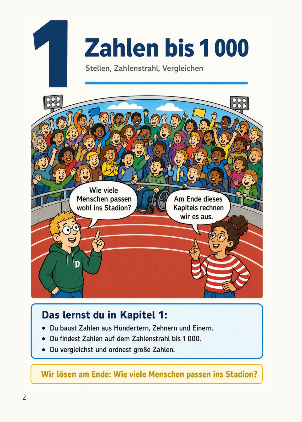 Leseprobe Mein Mathe-Erklärbuch für die Klasse 3 und 4, Seite 2: Kapitel 1: Zahlen bis 1 000